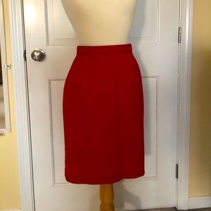 Vintage Red pencil Skirt